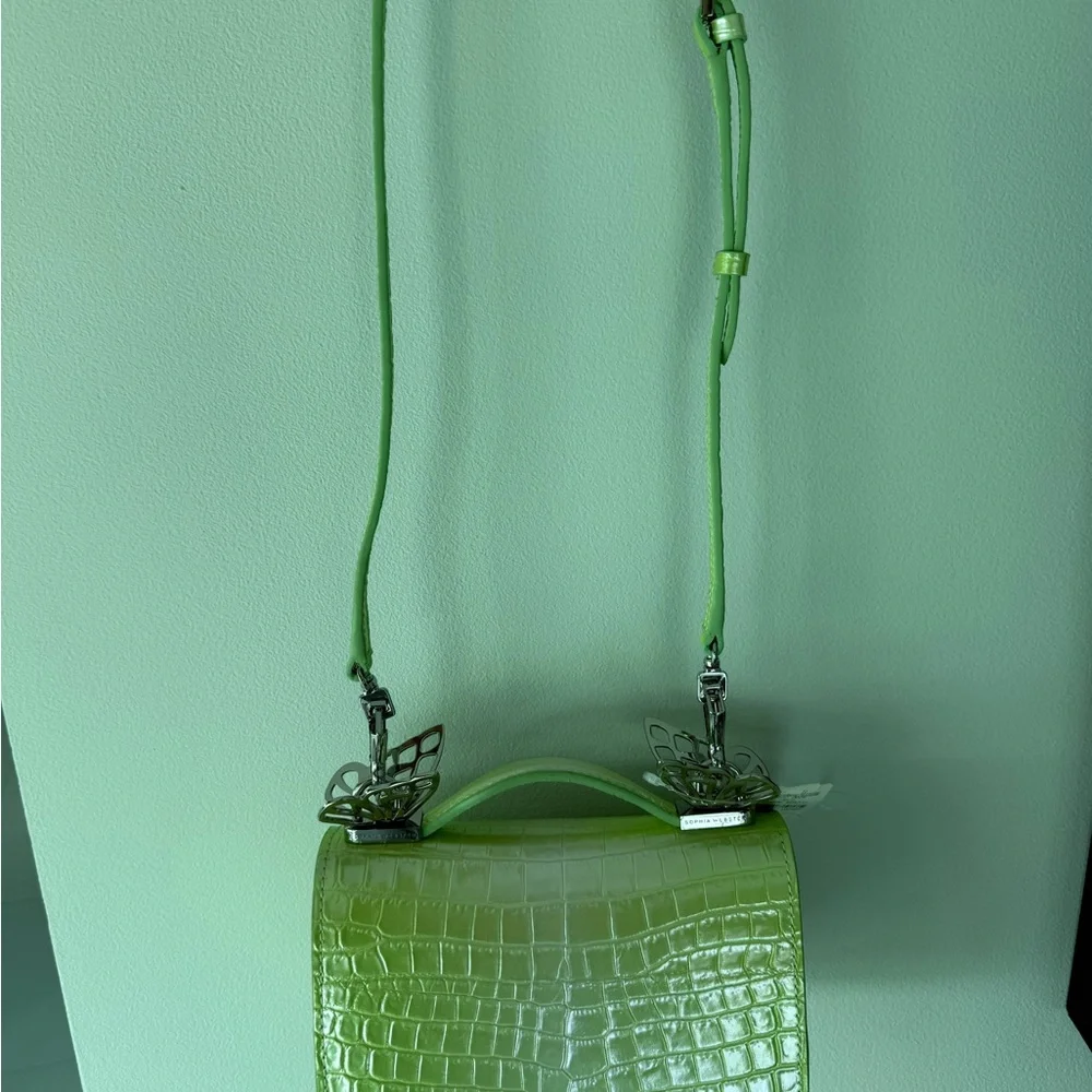 Sophia Webster Mariposa Mini Metallic
Croc-Embossed Shoulder bag - Picture 6 of 7